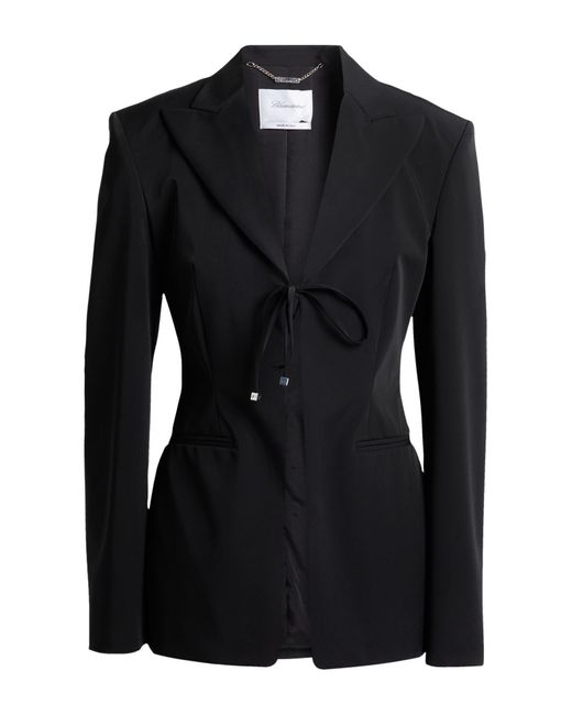 Blumarine Black Blazer Polyester, Elastane