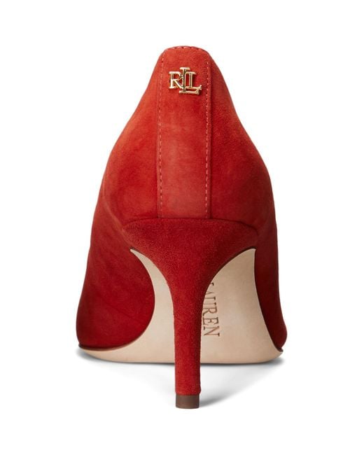 oscuridad Detector desierto Zapatos de salón de Lauren by Ralph Lauren de color Rojo | Lyst
