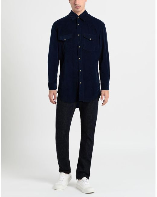 Tintoria Mattei 954 Blue Shirt for men