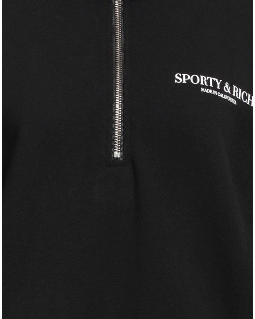 Sporty & Rich Black Sweatshirt