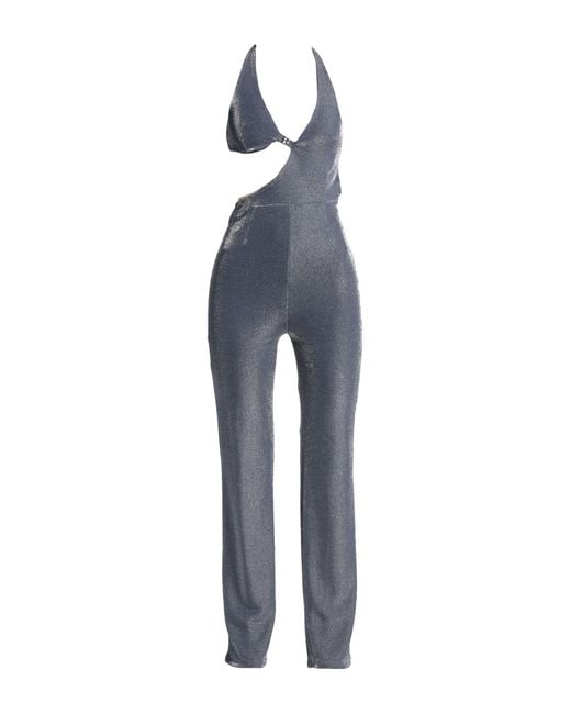 ROTATE BIRGER CHRISTENSEN Blue Jumpsuit