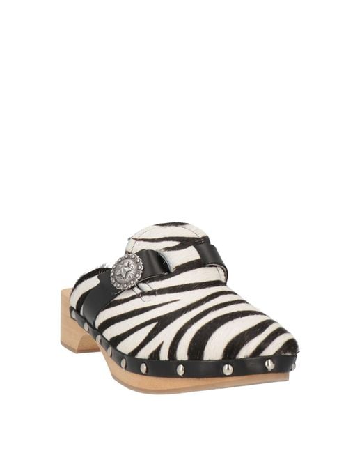 KATE CATE White Mules & Clogs