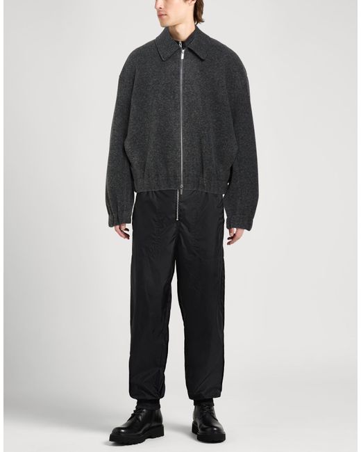 Helmut Lang Black Jacket Polyester, Acrylic, Wool, Elastane for men