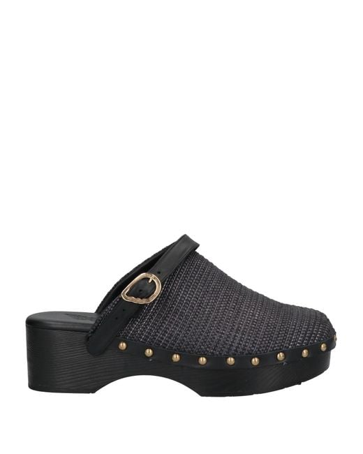 Ancient Greek Sandals Black Mules & Clogs