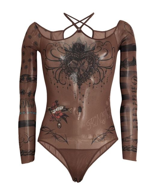 Body Jean Paul Gaultier X Knwls en coloris Brown