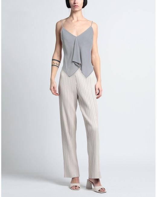 ALESSIA SANTI Gray Top Viscose