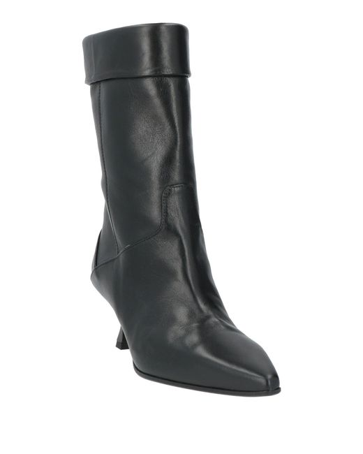 The Seller Black Ankle Boots Leather