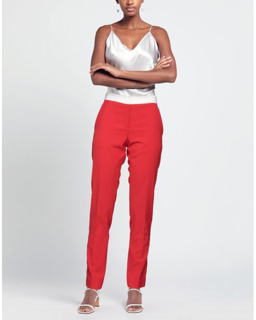 Burberry Red Trouser
