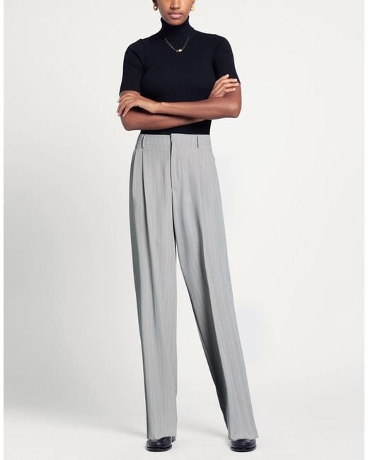 Tagliatore 0205 Gray Pants Polyester, Viscose, Elastane