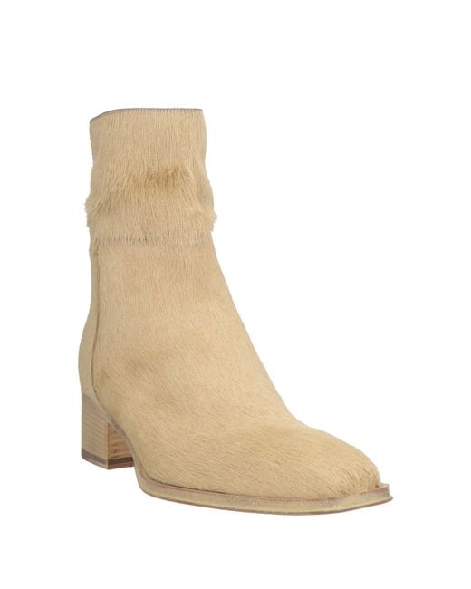 Quira Natural Ankle Boots Leather