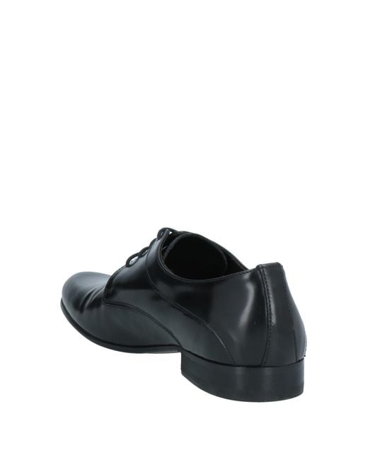 PAWELKS Luxury Fashion Mens 18327BLACK Black Lace-Up Shoes