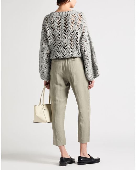 Brunello Cucinelli Gray Trouser