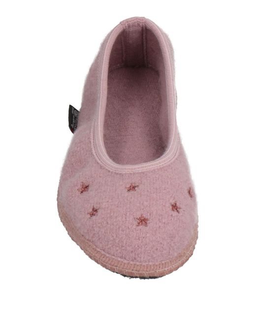 Haflinger Pink Slippers