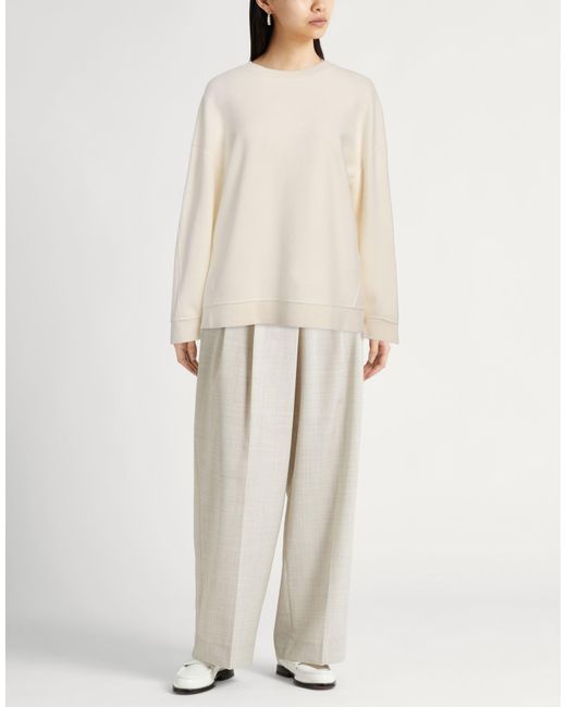 Max Mara White Pullover