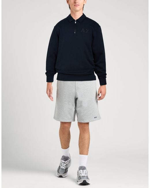 ARMANI EXCHANGE Blue Sweatshirt for men
