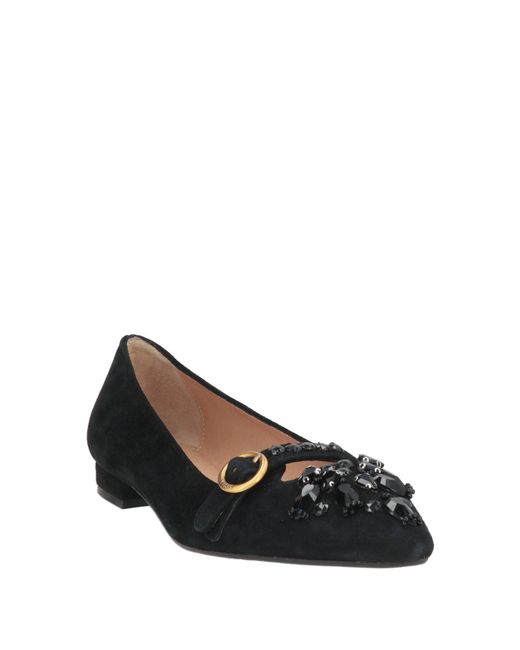 Maliparmi Black Ballet Flats
