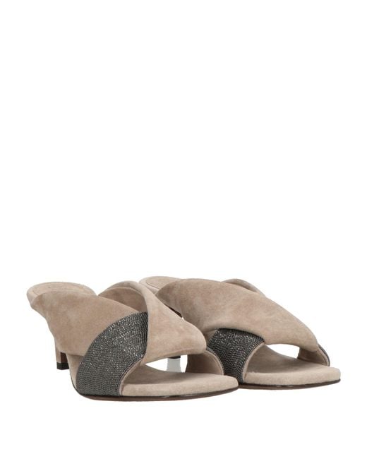 Brunello Cucinelli Gray Sandals