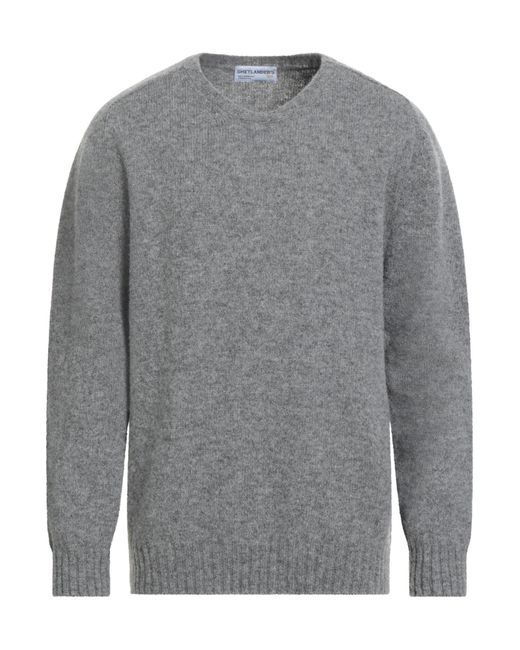 SHETLANDER'S Gray Sweater for men