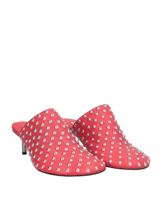 Jil Sander Pink Mules & Clogs Leather
