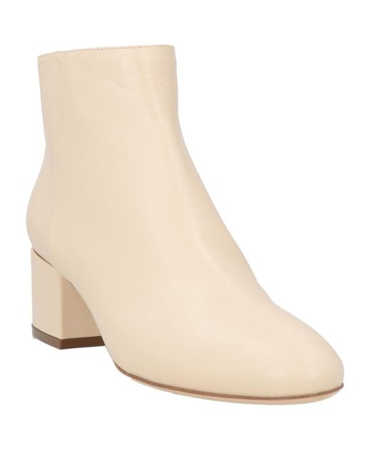 Sergio Rossi Natural Ankle Boots