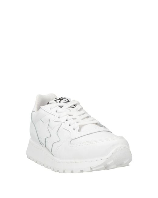 2 Star White Sneakers Leather