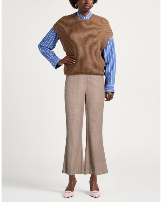 Maliparmi Natural Pants Viscose, Wool
