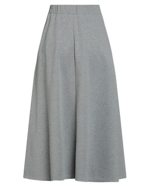 Brunello Cucinelli Gray Midi-Rock