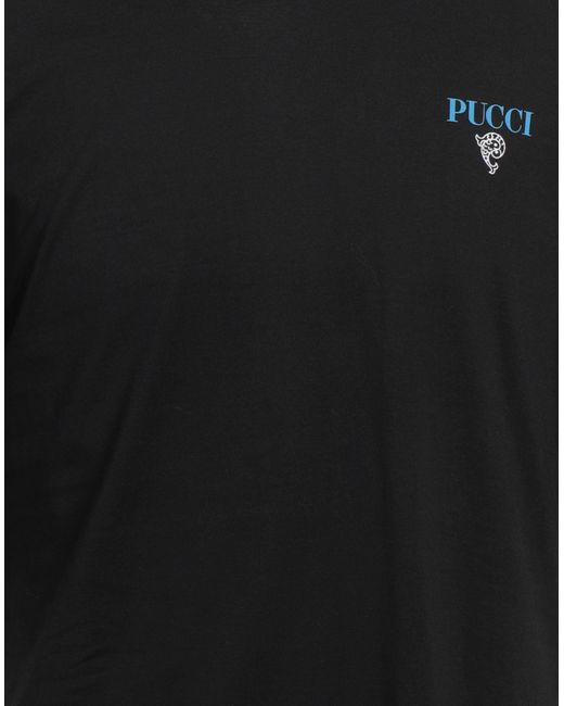 Emilio Pucci Black T-shirt for men