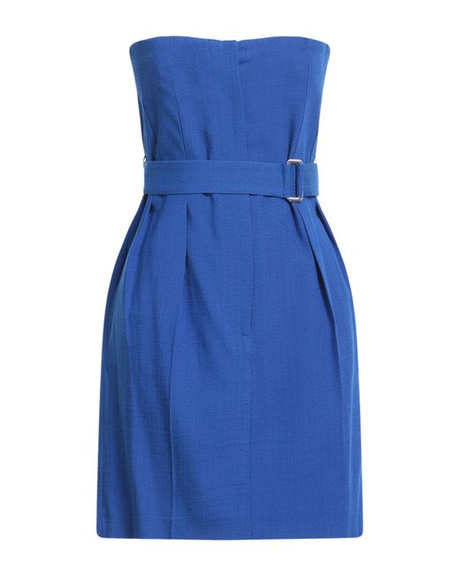 Victoria Beckham Blue Mini Dress