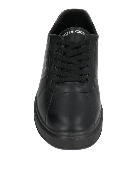 Igi&co Black Sneakers Leather for men