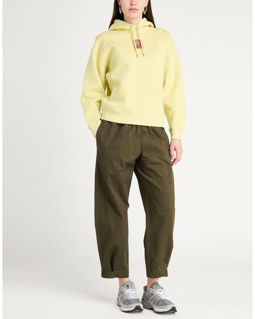 Maison Kitsuné Yellow Sweatshirt Cotton