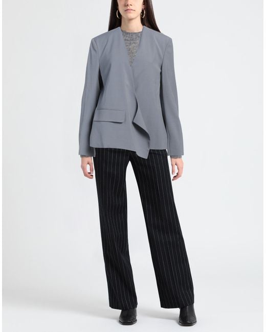 Low Classic Gray Blazer