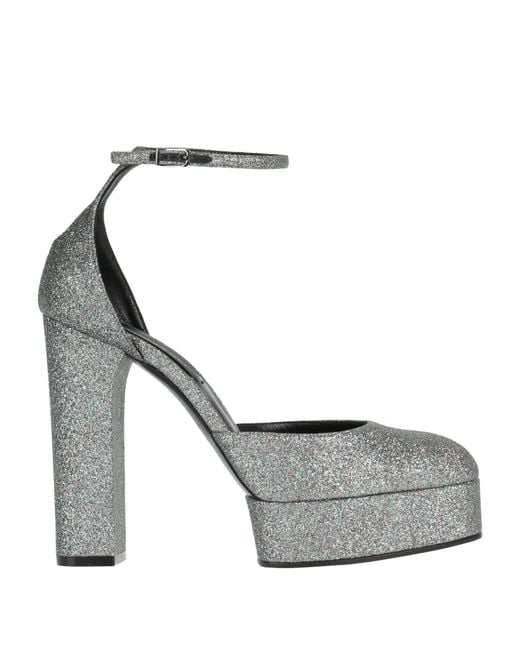 Casadei White Pumps