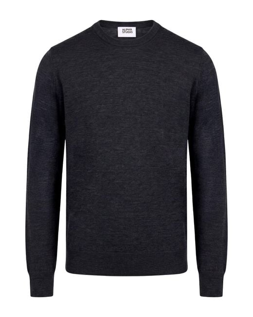 Alpha Studio Pullover in Blue für Herren