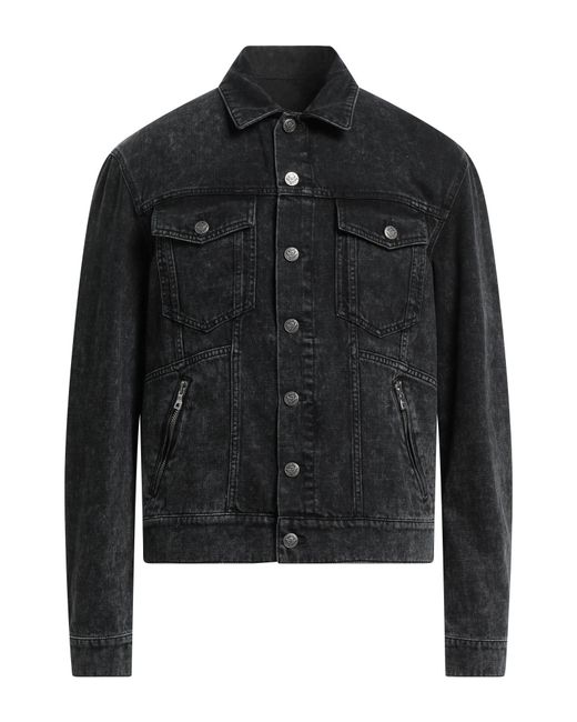 Balmain Black Denim Outerwear for men