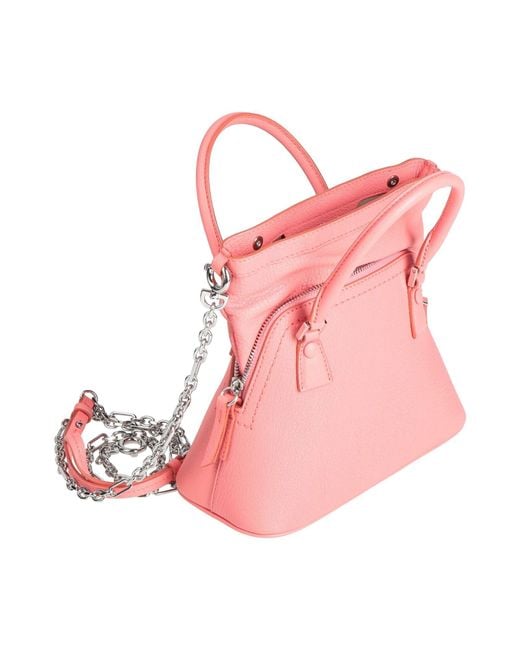 Maison Margiela Pink Handbag Leather