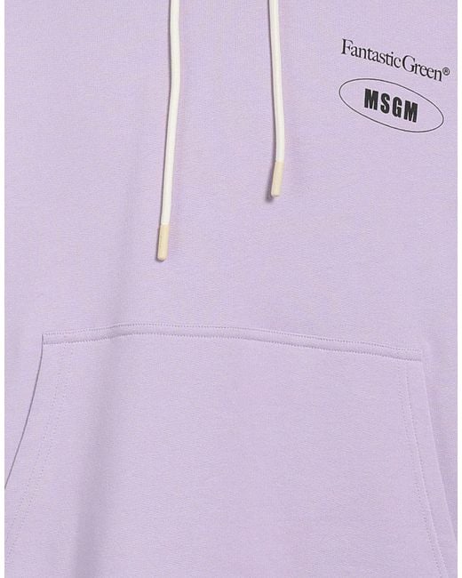 MSGM Purple Sweatshirt for men