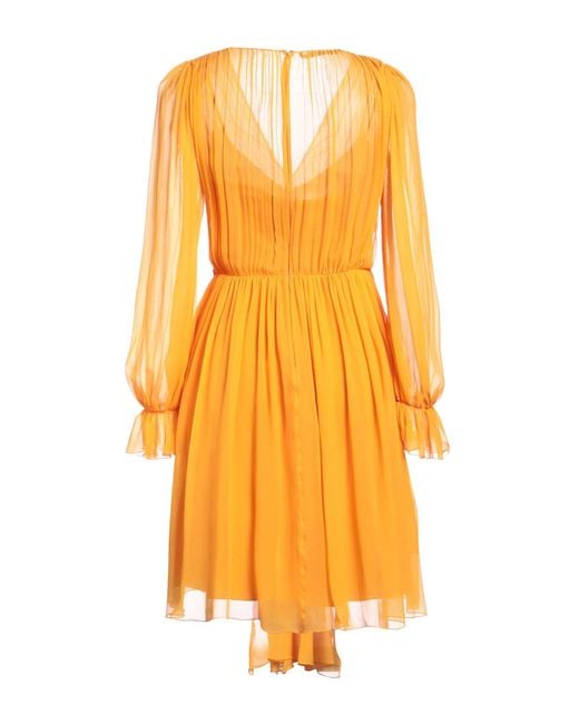 Vestido midi Alberta Ferretti de color Orange