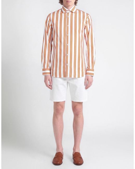 Moorer Pink Shirt Cotton for men