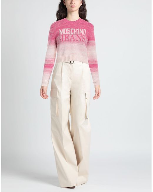 Moschino Jeans Pink Sweater