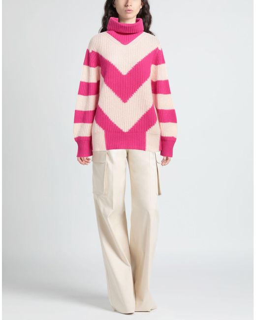 19.70 Nineteen Seventy Pink Turtleneck