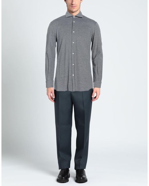 Glanshirt Gray Shirt for men