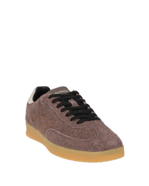 Sun 68 Brown Trainers for men