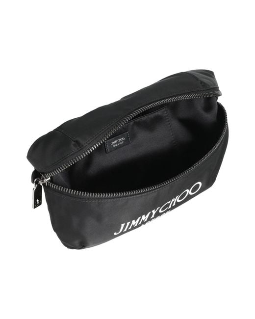 Jimmy Choo Black Belt Bag Textile Fibers for men