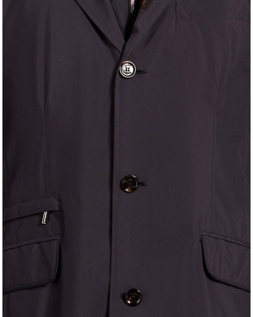 Moorer Blue Coat Polyester for men