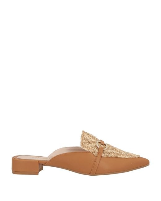 Nila & Nila Brown Mules & Clogs