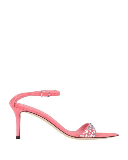 Giuseppe Zanotti Pink Sandals Leather