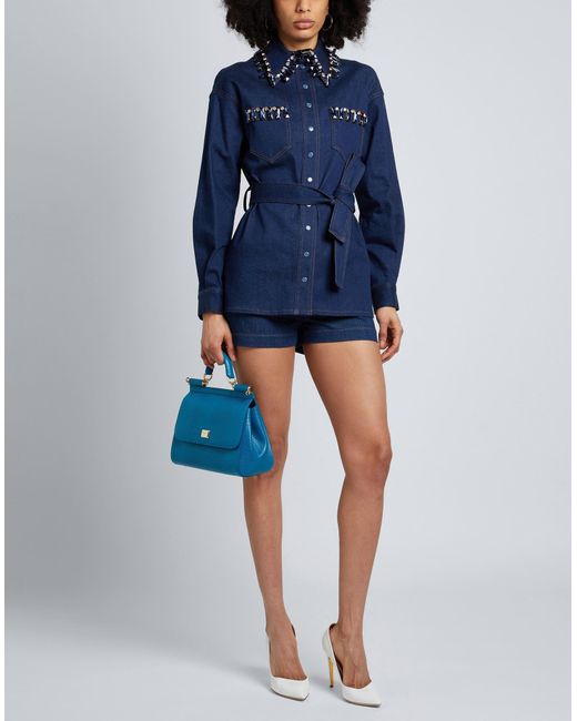 Dolce & Gabbana Blue Denim Shirt