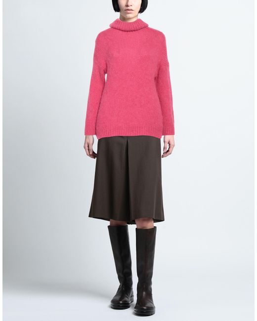 Caractere Pink Turtleneck
