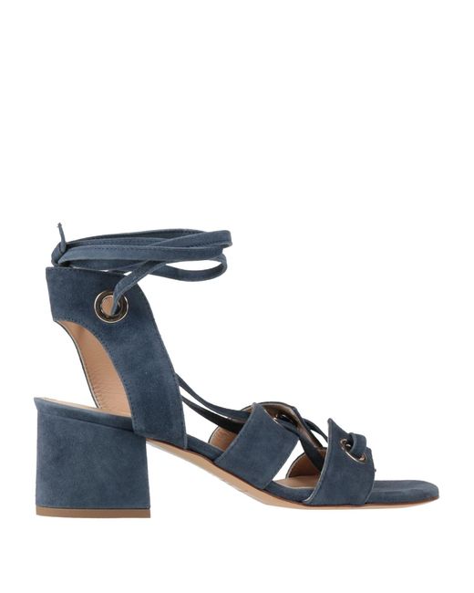 Fabio Rusconi Blue Sandals Leather